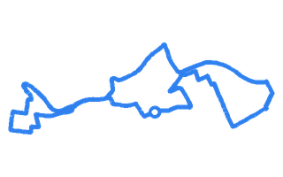 Route shape for Route 7 at Middlesbrough DTC