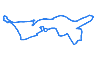 Route shape for Route 8 at Middlesbrough DTC