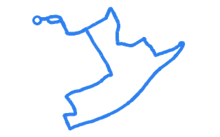 Route shape for Route 17 (NEW) at Middlesbrough DTC