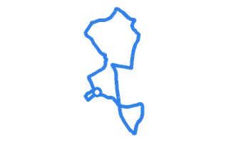 Route shape for Route 3 at Mill Hill DTC