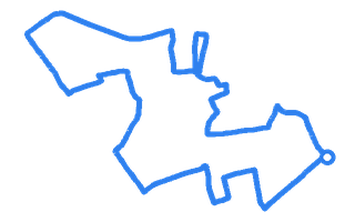 Route shape for Route 8 at Mill Hill DTC