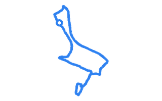Route shape for Route 12 at Mill Hill DTC