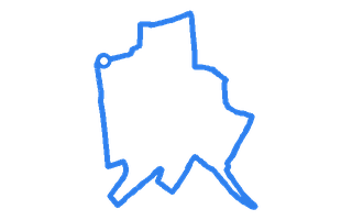 Route shape for Route 3 at Mitcham DTC (Hilton HOTEL)