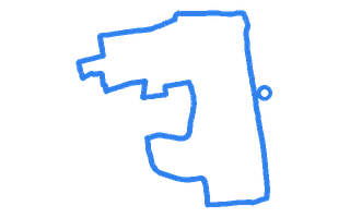 Route shape for Route 5 at Mitcham DTC (Hilton HOTEL)