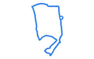 Route shape for Route 7 at Mitcham DTC (Hilton HOTEL)