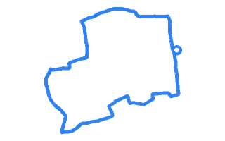 Route shape for Route 10 at Mitcham DTC (Hilton HOTEL)
