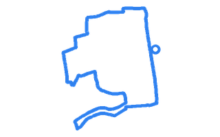 Route shape for Route 11 at Mitcham DTC (Hilton HOTEL)