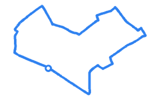 Route shape for Route 1 at Mitcham (London) DTC