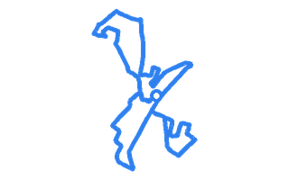 Route shape for Route 3 at Monmouth DTC