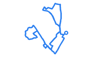 Route shape for Route 5 at Monmouth DTC