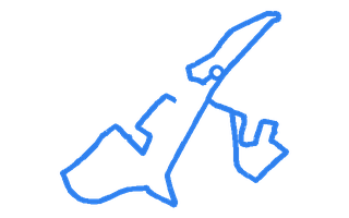 Route shape for Route 7 at Monmouth DTC
