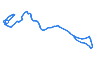 Route shape for Route 10 at Monmouth DTC