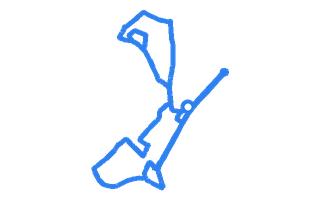 Route shape for Route 11 at Monmouth DTC