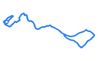 Route shape for Route 12 at Monmouth DTC