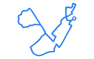 Route shape for Route 13 at Monmouth DTC