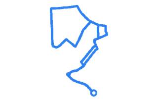 Route shape for Route 7 at Morden DTC