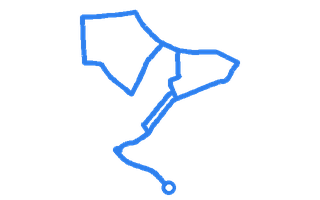 Route shape for Route 10 at Morden DTC