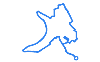 Route shape for Route 11 at Morden DTC