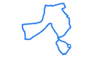 Route shape for Route 12 at Morden DTC
