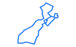 Route shape for Route 4 at Nelson DTC