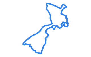 Route shape for Route 5 at Nelson DTC