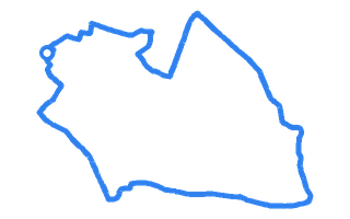 Route shape for Route 9 at Nelson DTC