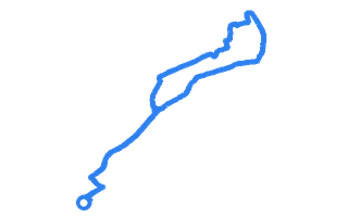 Route shape for Route 11 at Nelson DTC