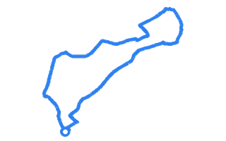Route shape for Route 13 at Nelson DTC