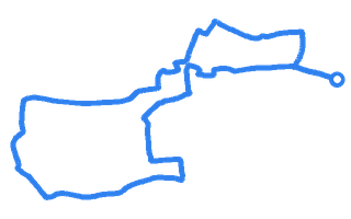 Route shape for Route 5 at Newbury (Hambridge Lane) DTC
