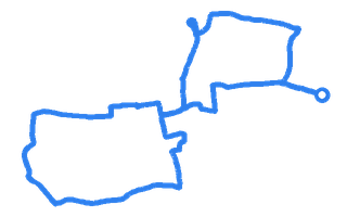 Route shape for Route 8 at Newbury (Hambridge Lane) DTC
