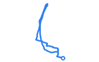 Route shape for Route 10 at Newbury (Hambridge Lane) DTC