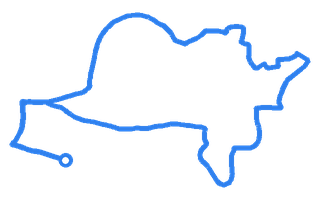 Route shape for Route 12 at Newbury (Hambridge Lane) DTC