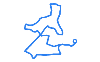 Route shape for Route 3 at Newcastle-under-Lyme DTC