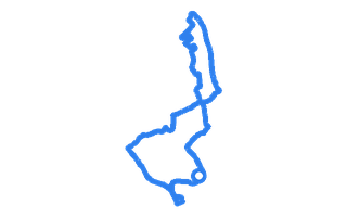 Route shape for Route 4 at Newcastle-under-Lyme DTC