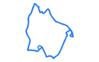 Route shape for Route 13 at Newcastle-under-Lyme DTC
