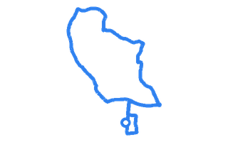Route shape for Route 4 at Newport (Gwent) DTC