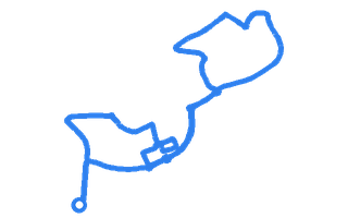 Route shape for Route 11 at Newport (Gwent) DTC
