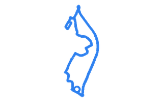 Route shape for Route 3 at Newton Abbot DTC