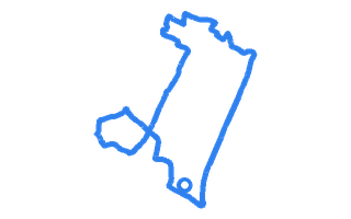Route shape for Route 6 at Newton Abbot DTC