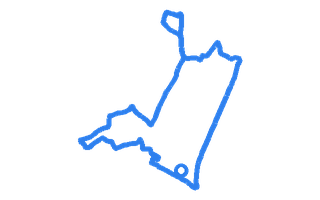 Route shape for Route 7 at Newton Abbot DTC
