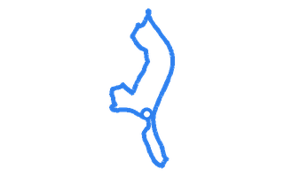 Route shape for Route 14 at Newton Abbot DTC