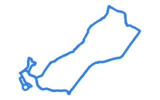Route shape for Route 1 at Newtown DTC