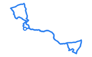 Route shape for Route 3 at Newtown DTC