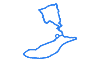 Route shape for Route 6 at Newtown DTC
