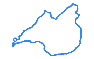 Route shape for Route 14 at Newtown DTC