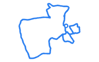 Route shape for Route 13 at Northallerton DTC