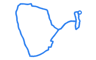 Route shape for Route 17 (NEW) at Northallerton DTC