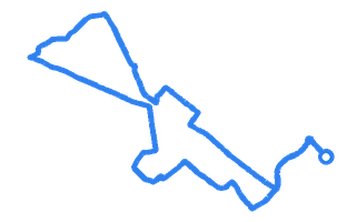 Route shape for Route 4 at Northampton DTC
