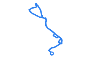 Route shape for Route 6 (NEW) at Northampton DTC
