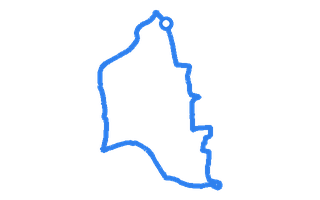 Route shape for Route 12 (NEW) at Northampton DTC